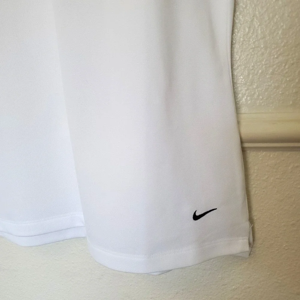 Nike Golf Womens Dri-FIT Polo Shirt White Short Sleeve XL 746100-100